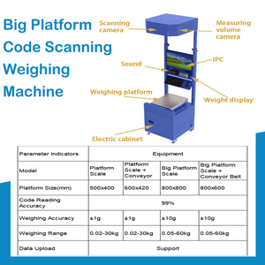 Macchina di misurazione della logistica per la misurazione automatica dei pacchi per pesare le dimensioni del sistema Scanner per il magazzinaggio - Product Image 4
