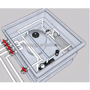 Filtre de <span class=keywords><strong>piscine</strong></span> intégré souterrain compact, unité de <span class=keywords><strong>filtration</strong></span> tout-en-un enterrée pour piscines résidentielles privées dans les jardins. - Product Image 4