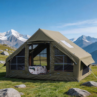 Tente familiale gonflable géante en tissu Oxford, imperméable et portable, pour le camping en plein air – Vente en gros usine