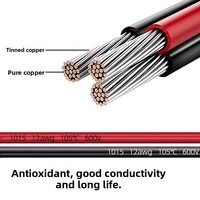 Câble de conversion sur mesure MC4 vers XT60-F pour harnais de connecteurs solaires, fil rouge et noir 1015 12AWG pour système de stockage d'énergie solaire