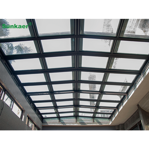 رخيصة الثمن العلبة قابل للسحب المظلات في الهواء الطلق البولي كربونات الألومنيوم سقف الفناء شرفة مخصصة غرفة الشمس - Product Image 6