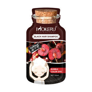 Mokeru Fabricant 30ml * 6 <span class=keywords><strong>Buuble</strong></span> Shampooing de coloration capillaire Fomular naturel dans la teinture capillaire Bulle - Product Image 1