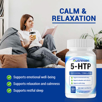 Ausreson OEM 5-HTP Capsule : Soutien Naturel pour le Soulagement du Stress, la Relaxation, l'Humeur et le Sommeil – Complément pour Adultes