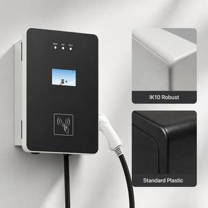 สถานีชาร์จไฟฟ้าแบบติดผนัง 22kW ควบคุมผ่านแอปสมาร์ทโฟน พร้อมระบบ RFID รองรับการชาร์จแบบ AC Type 2 สำหรับใช้ในบ้านและเชิงพาณิชย์ - Product Image 1