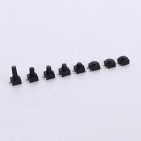 SMD Tact Switch, China Manufacturer, TS2A-090C-G9, 6*6 mm