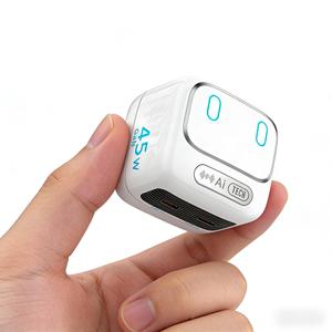 Smart Wall PD Travel Charger PD3.1 Fast Charging Phone Charger mini tft display ai gan charger for Phone Tablets Laptops - Product Image 5