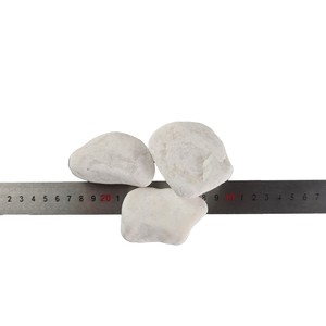 하마리 스노우 화이트 미니 자갈 2-4mm 3-5mm 50-80mm 자갈 조약돌 꽃밭 가장자리 장식용 자갈 에폭시 - Product Image 1