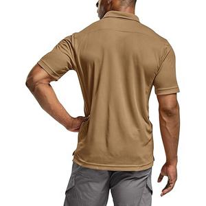 Camisa de Golf de Punto Sólido con Logotipo Personalizado OEM/ODM, 100% Algodón, de Lujo, Alta Calidad, Elástica, de Seda de Leche, con Estampado Vintage para Hombre - Product Image 6