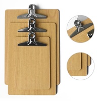 Presse-papiers et dossier de menus en bois de bureau Collins Luxury Custom A4 Produit de classement de bureau de haute qualité