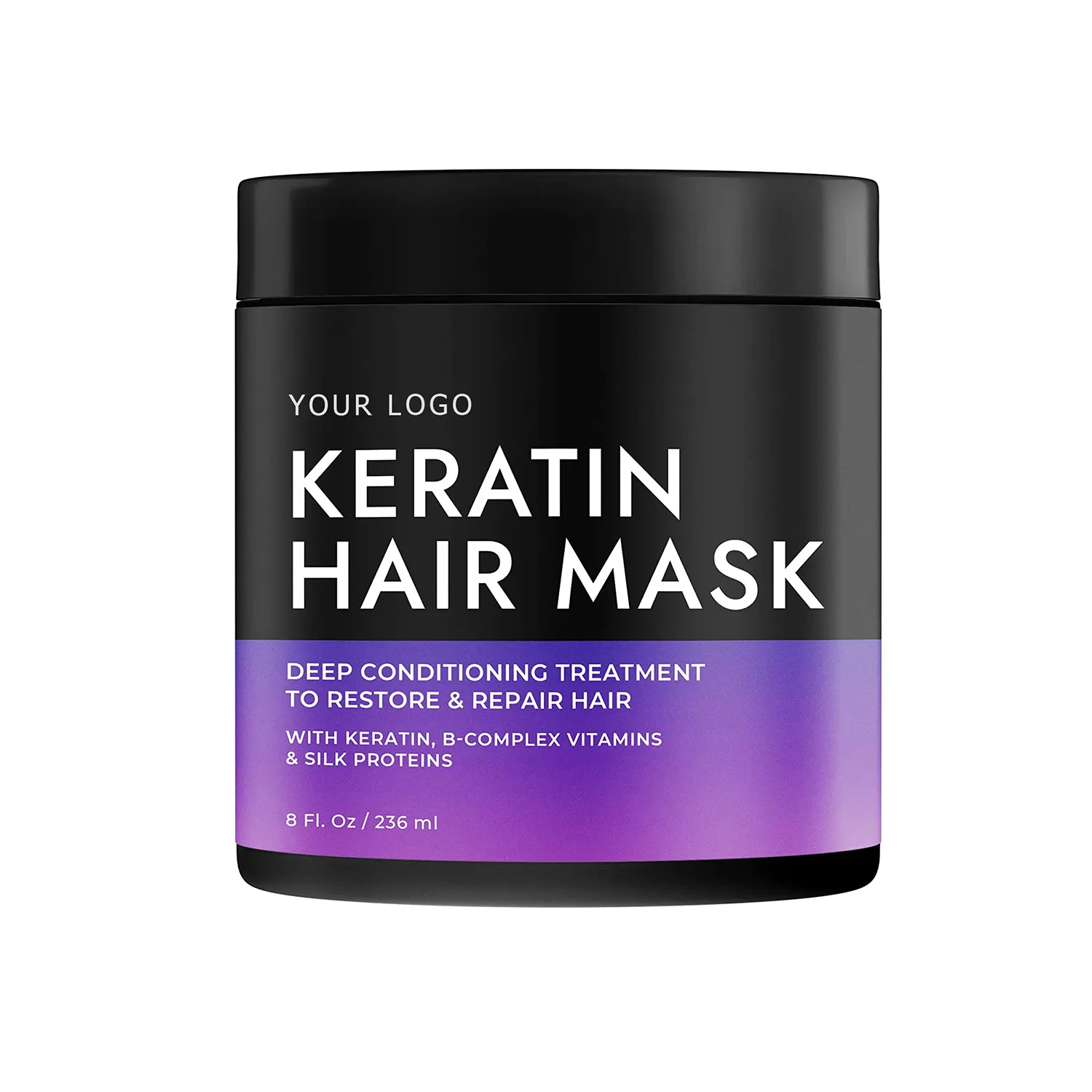 2023 New Arrival custom hair mask manufacturer with keratin B-complex vitamins silk proteins hair mask