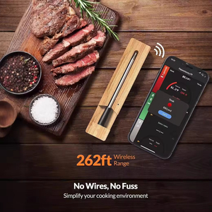 Termómetro Inteligente Inalámbrico Magnético Bluetooth para Carne, Modelo 2026, de Acero Inoxidable 304, con 48 Horas de Duración de Batería e Impermeabilidad IP68 - Product Image 3