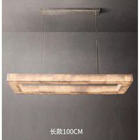 Lustres en marbre naturel en gros de l'usine Hullxine avec LED, indice 95. Convient à la décoration des hôtels et des villas.