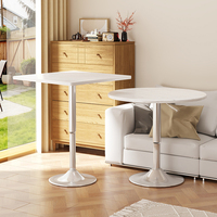 Table de bar et chaise tabouret ensemble restaurant extérieur meubles métal luxe nordique moderne maison cuisine haut intérieur acier blanc, noir