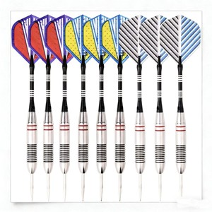 مجموعة سهام احترافية متينة من الفولاذ المقاوم للصدأ من سترو، سهام بوزن 26 جرام، ملحقات لوحة السهام، تغليف قابل للتخصيص STD2601 - Product Image 2