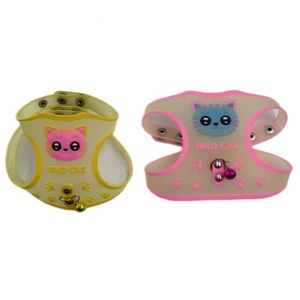 Hot Sale Adjustable New <strong>Cat</strong> &amp; Dog Fluorescent Pet Products Luminous <strong>Harness</strong> &amp; Leash Anti-Lost Walking Printed Paw From Factory - Product Image 4