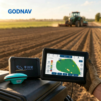 PC800 RTK Land Leveler Mode Multi Slope Peralatan Perataan Lahan Pertanian Cerdas Layar LCD 10-inci Android 10 untuk Lokasi Kerja