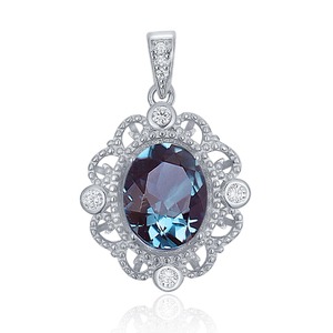 Gorgeous <strong>Alexandrite</strong> Jewelry 2.0ct <strong>Alexandrite</strong> Silver Pendant <strong>Necklace</strong>/Silver <strong>Alexandrite</strong> stone/Silver <strong>Alexandrite</strong> Jewelry - Product Image 3