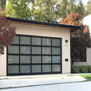 Porte de <span class=keywords><strong>garage</strong></span> sectionnelle résidentielle en alliage d'aluminium en verre gris neuve <span class=keywords><strong>à</strong></span> <span class=keywords><strong>vendre</strong></span> - Product Image 5