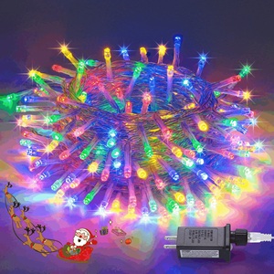 Guirlandes lumineuses de Noël multicolores pour l'extérieur et l'intérieur, guirlandes lumineuses colorées pour la <span class=keywords><strong>chambre</strong></span> à coucher, la fête, les décorations de Noël - Product Image 1