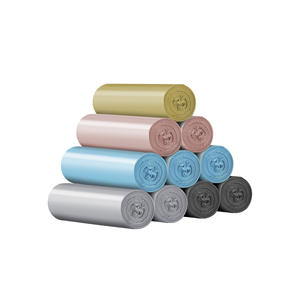 Bolsas de Basura de Plástico Desechables al por Mayor, Bolsas de Almacenamiento Tipo Chaleco Reforzadas, Color Negro, para Uso Doméstico y en Baños - Product Image 1