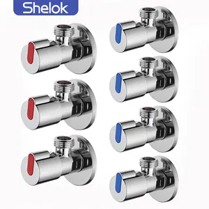 Shelok nhà máy bền 304 thép không gỉ vòi phụ kiện phòng tắm nhà vệ sinh van góc