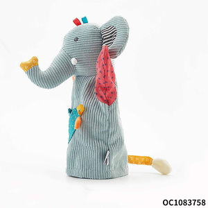 Marioneta de Mano de Elefante de Dibujos Animados, Juguete de Peluche al por Mayor para Niños Pequeños, Juego de Roles con Sonido de Campana, Juegos Divertidos para la Familia - Product Image 5