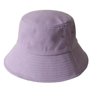 도매 여름 넓은 챙 일반 버킷 모자 사용자 정의 자수 로고 여성 남성 야외 스포츠 태양 보호 버섯 버킷 모자