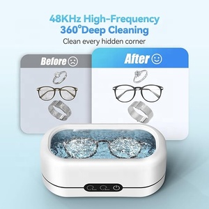 Nettoyeur ultrasonique domestique en gros pour lunettes, pièces <span class=keywords><strong>de</strong></span> <span class=keywords><strong>monnaie</strong></span> et rasoirs - Product Image 5