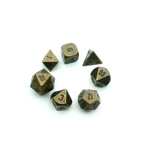 Juego de Dados Profesionales de Cristal Poliédrico Borgoña Hechos a Mano, D6 D20, para Juegos de Mesa D&D - Product Image 5