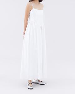 Vestido Largo <span class=keywords><strong>Sexy</strong></span> de Verano para Mujer, Elegante Camisola Blanca de Lino Tejido Lavable - Product Image 3