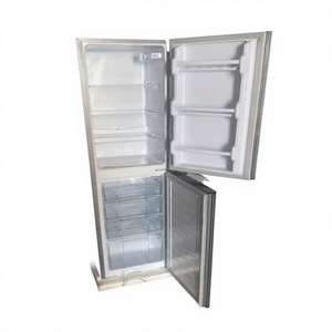 Réfrigérateur compact à double porte en acier inoxydable de haute qualité 228L pour la maison, l'appartement, l'hôtel, utilisation domestique - Product Image 2