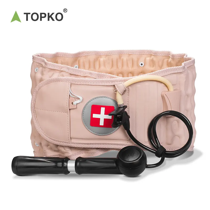 TOPKO Inflatable waist belt for middle-aged and elderly health care products Waist care traction protection belt