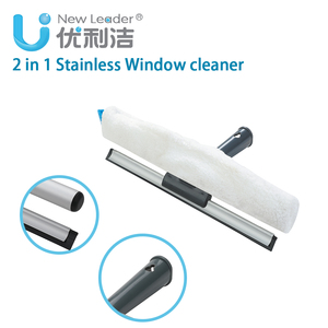 Nettoyeur de <span class=keywords><strong>vitres</strong></span> <span class=keywords><strong>professionnel</strong></span> 2-en-1 commercial avec raclette et support en aluminium 11,8'' – Outil de <span class=keywords><strong>nettoyage</strong></span> de <span class=keywords><strong>vitres</strong></span> OEM - Product Image 1