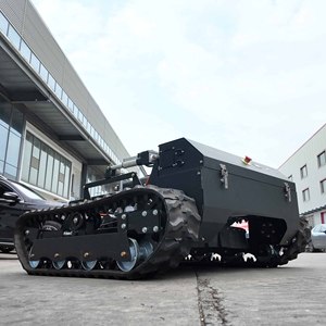 Mini Crawler loại điều khiển từ xa <span class=keywords><strong>Robot</strong></span> xăng động cơ máy cắt cỏ - Product Image 1