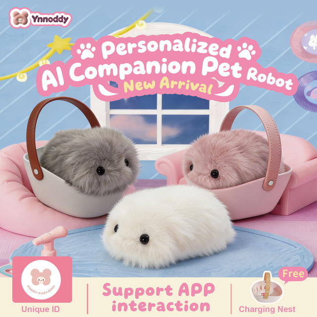 Promotional Gifts AI-powered Personalized Al Companion Pet Robot Support APP Interaction Interactive Toys Smart Pet Cute