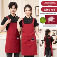 Tablier imperméable ODM Tasilong avec logo personnalisé, design réversible, style blouse, vêtement de travail pour salons de coiffure et salons de manucure, livraison en Chine en 7 jours