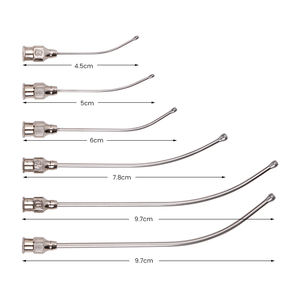 獣医の再利用可能な動物の給餌針ペットの鳥の水門カヌラペットラットマウス経口強制飼い葉桶給餌針 - Product Image 4
