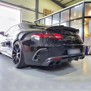 Kits de fibra de carbono estilo Babos, difusor trasero de labio delantero, alerón trasero para <span class=keywords><strong>Mercedes</strong></span> Benz <span class=keywords><strong>Clase</strong></span> S Coupe W217 <span class=keywords><strong>2018</strong></span> + - Product Image 5