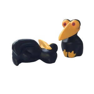 Juguete Decorativo de Cuervo Sentado en PU, Artesanía de Resina, Decoración para Sala de Estar, Halloween - Product Image 3