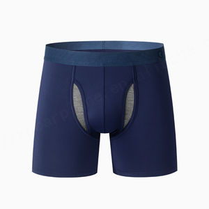 Venta al por mayor hombres Boxers calzoncillos banda elástica transpirable de secado rápido ropa interior deportiva hombres de talla grande Boxers largos para hombres - Product Image 6
