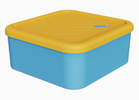 Nouveauté : Contenants de congélation en silicone personnalisables avec logo, sans BPA, qualité alimentaire platine, boîte à lunch réutilisable pour cadeaux promotionnels