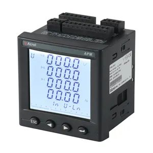 Medidor de análisis de monitor de energía Acrel trifásico Profibus clase 0. Analizador de potencia de medidor multifunción para gabinete conectado a la red fotovoltaica