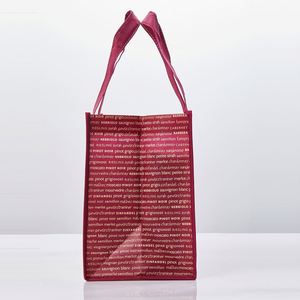 Bolsa de Regalo Promocional Personalizada para Seis Cervezas, de Tela No Tejida, con Logotipo Serigrafiado, para Vino Tinto, con Diseño de Letras - Product Image 4