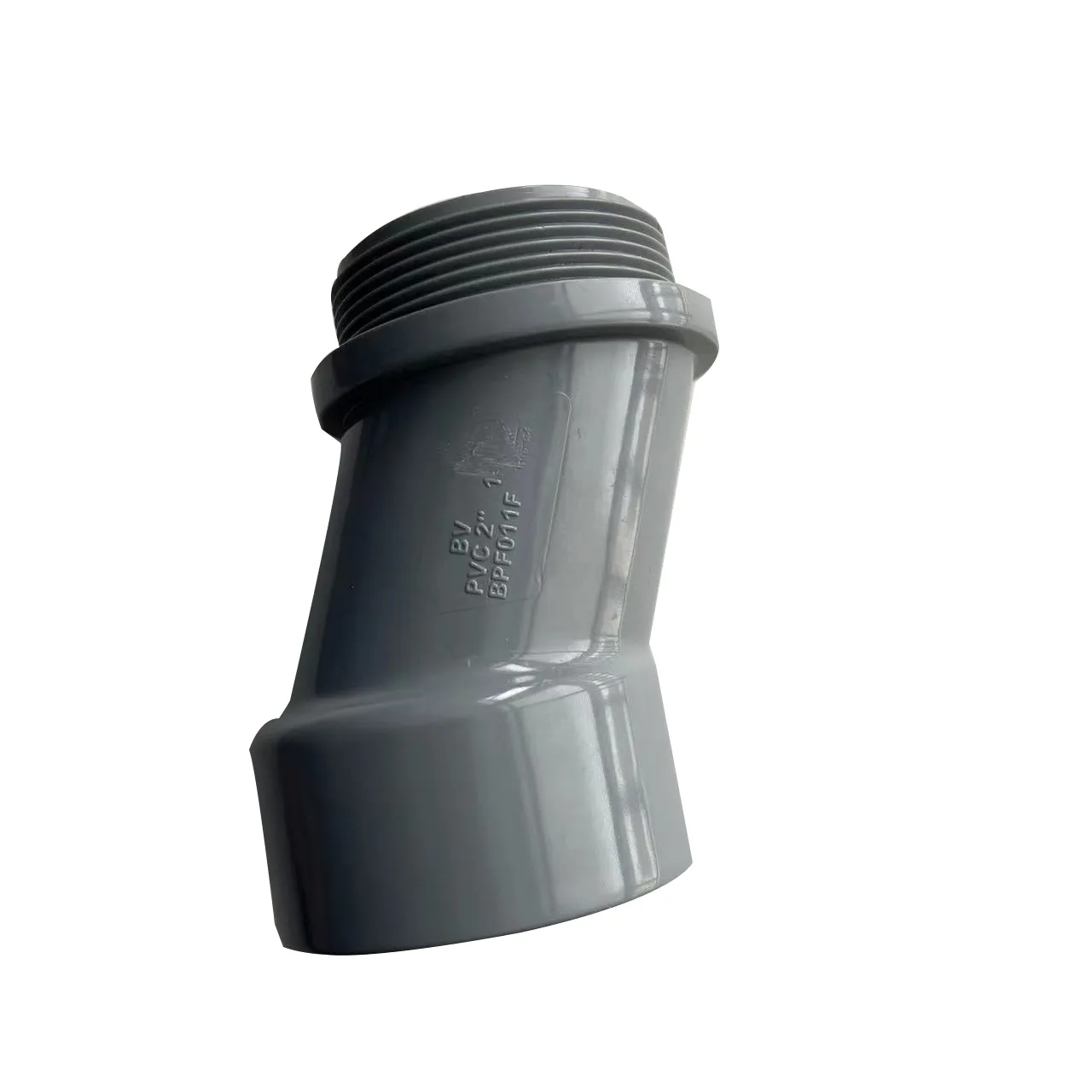 2 Inch External Threaded Grey Conduit PVC Meter Offset Rigid Pipe Fittings Male Type Conduit Fittings
