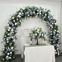 Arches de mariage blanches faites à la main de haute qualité avec des fleurs artificielles douces pour l'obtention du diplôme fête des mères décorations de fête de Pâques