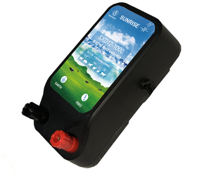 Électrificateurs <span class=keywords><strong>de</strong></span> clôture électrique super étanches 12V DC, portée 20KM, écologiques, pour usage en ranch, protection du bétail SUNRISE SXD12-1000 CE - Product Image 2