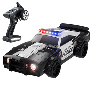 SG-1614 Auto della Polizia RC 1/16 2.4G 4WD PCV 35KM/H Auto da Corsa Drift con Occhi Demoniaci - Product Image 1