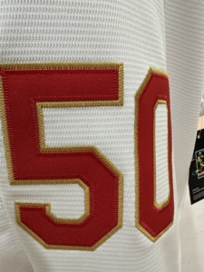 Ricamo all'Ingrosso # 17 Ohtani # 22 Kershaw # 8 Hernandez # 50 Betts # 5 Freeman # Maglia da Baseball del Campione 2025 Yamamoto 18 - Product Image 5