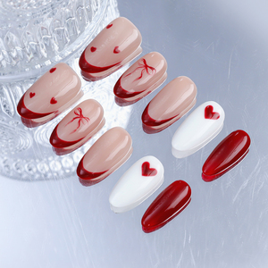 10 pièces de <span class=keywords><strong>faux</strong></span> ongles en acrylique personnalisés pour la <span class=keywords><strong>Saint</strong></span>-<span class=keywords><strong>Valentin</strong></span>, design complet, faits à la main, luxe, vente en gros, art des ongles, <span class=keywords><strong>faux</strong></span> ongles, <span class=keywords><strong>faux</strong></span> ongles - Product Image 5