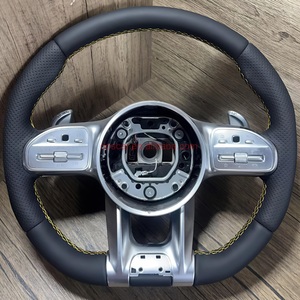 <span class=keywords><strong>Volant</strong></span> en cuir carbone DOS pour Mercedes Benz AM-G W447 SLK R171 Classe G A220 W219 GLE W176 ML <span class=keywords><strong>W202</strong></span> Sport Luxe - Product Image 2